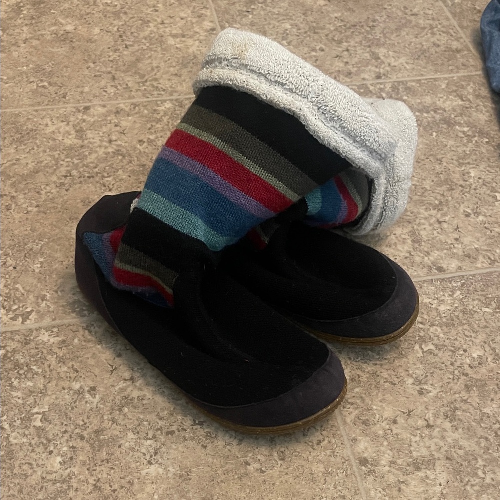 Sorel Multicolor Striped Kids Slippers
